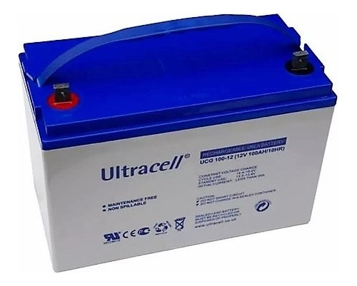 Batería Ciclo Profundo Gel Ultracell 12v 100ah Energía Solar