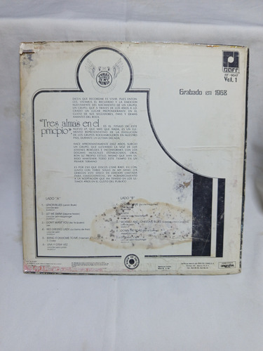 Lp Three Souls In My Mind Grabado En 1968 Edición Limitada Edición Limitada (Usado)