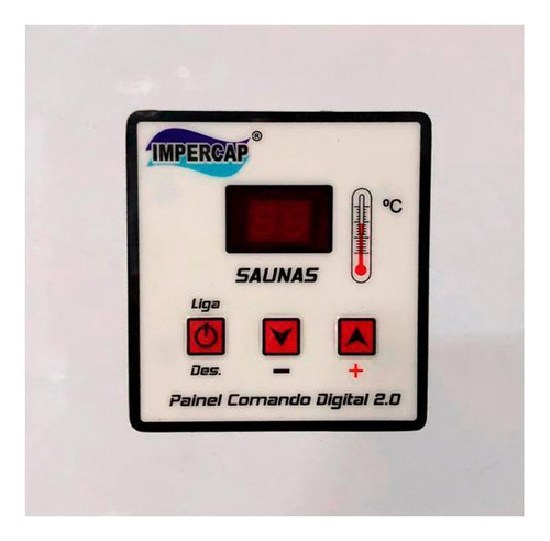 Painel Digital Sauna Vapor Impercap - Completo