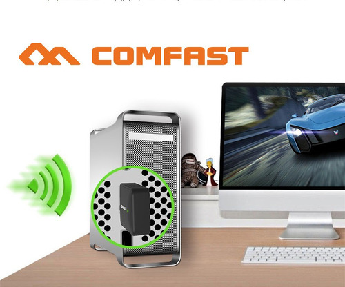 Mini Ubs Receptor Wifi 600mbps Portable 802.11 Ac Windows Pc