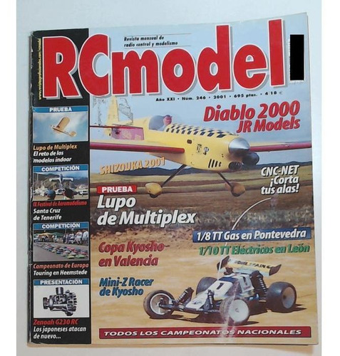 Revista Rcmodel De Radio Control Y Modelism 246 Año Xxi 2001