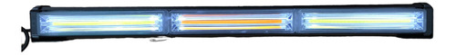 Baliza Led Barra 45cm Ambar/blanco 30w Flash Universal