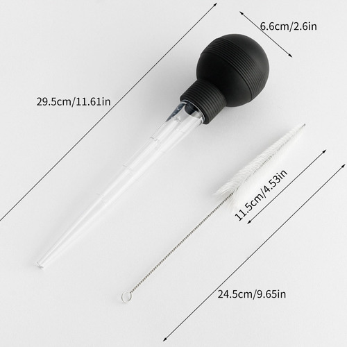 Set De Brocha E Inyector De Condimentos Seasoning Basting A
