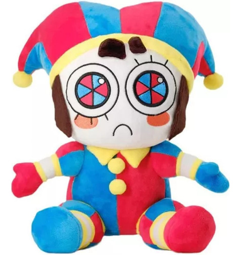 Juguete Peluche Payaso De Peluche De Circo Digital Pomni A Color 23cm