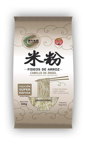 Fideos De Arroz Cabello De Angel Orox Sin Tacc - 300 Grs