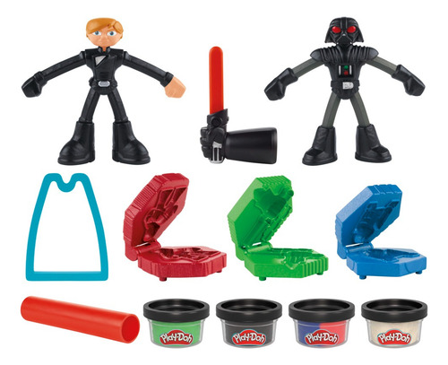 Set De Masa Moldeable Play-doh Moldea Y Crea Sables De Luz Multicolor