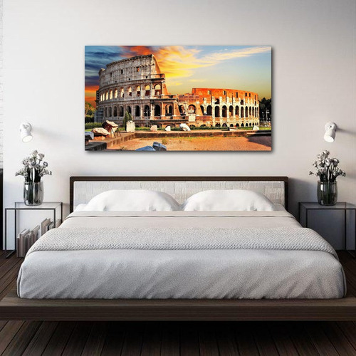 Cuadro Decorativo Coliseo Romano Italia Historia 90x50