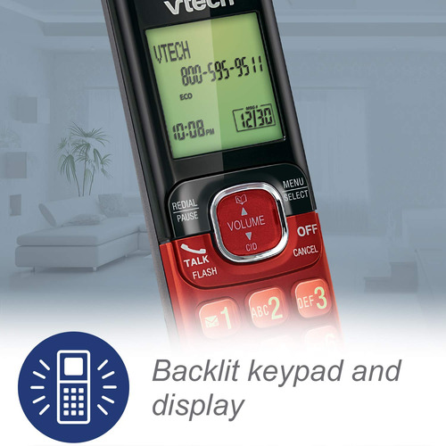 Teléfono Inalámbrico Vtech Cs6529-4b Dect 6.0 Con Sistema De
