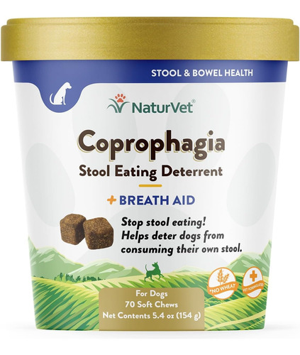 Control Coprofagia Heces Pastillas Masticable -naturvet- 