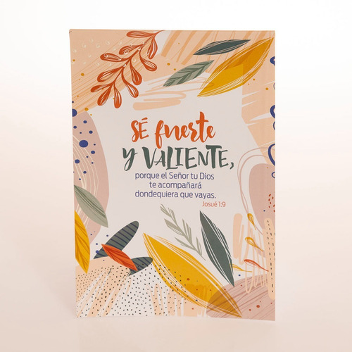 Anotador Con Versículo Hojas