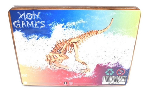 Imagen 3 de 5 de Para Armar - Xion Games Dinosaurios - Alosaurio