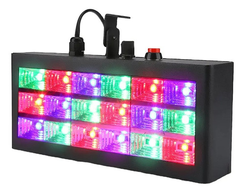 18 Led Colorido Etapas Luz Fiesta Rgb Luces Flash Party