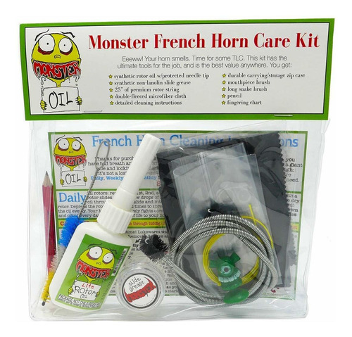 Kit De Limpieza Y Cuidado De Cuerno Francés Monster | Ace