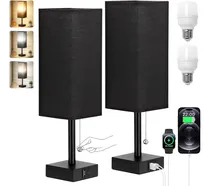 Comprar Juego De 2 Lámparas De Mesa Para Mesita De Noche - Lámparas 