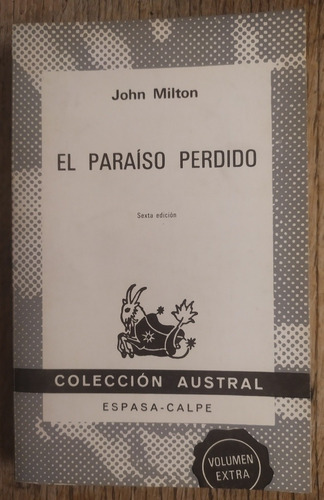 El Paraíso Perdido, John Milton  Colección Austral