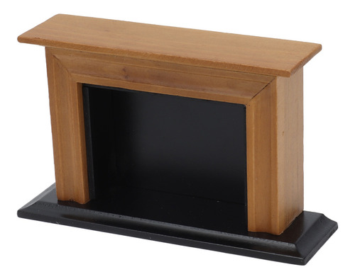 Mueble En Miniatura Para Casa De Muñecas, Chimenea De Abedul