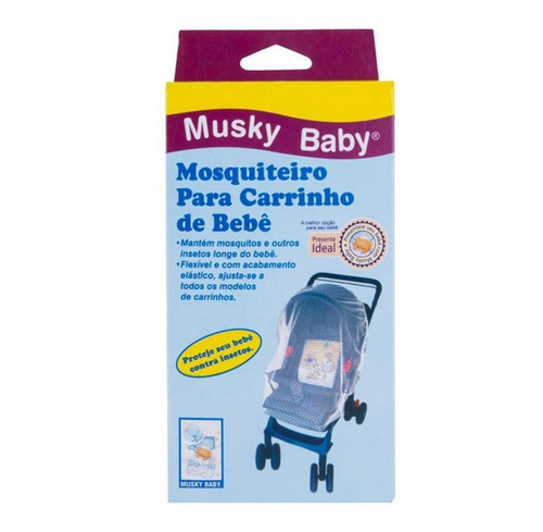Imagem 3 de 4 de Mosquiteiro Para Carrinho De Bebê Musky Baby 1318