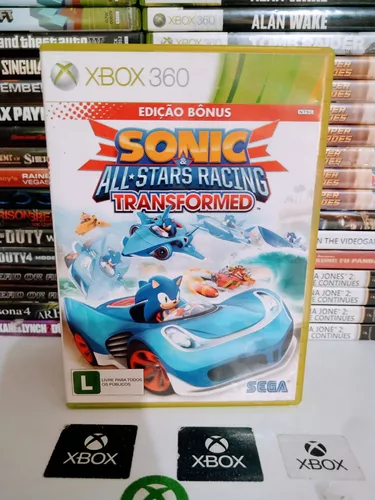 Jogo Sonic Sega All Stars Racing - Xbox 360 Mídia Física Usado