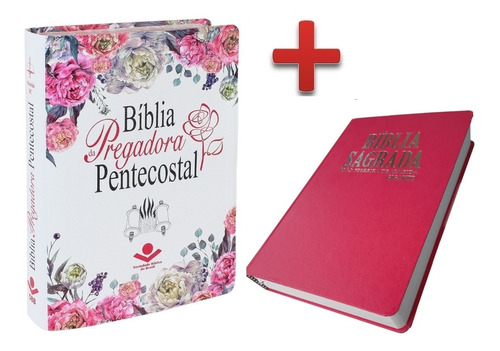 Bíblia Pregadora Pentecostal  +biblia Letra Gigante Feminina