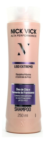 Shampoo Nick Vick Alta Performance Liso Extremo 250ml