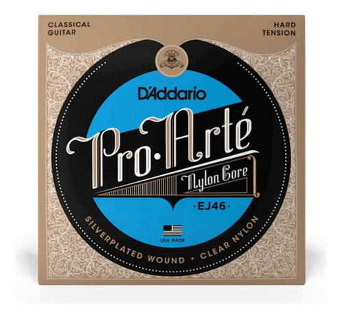 Cuerda D'addario Proarte Hard Para Guitarra Clasica Dad-ej46