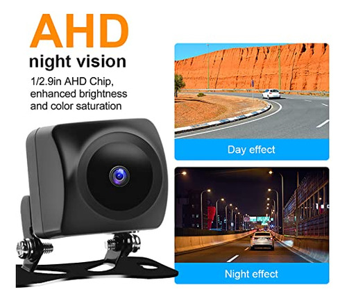 Cámara De Visión Trasera Nhopeew Ahd Para Coche, Impermeable