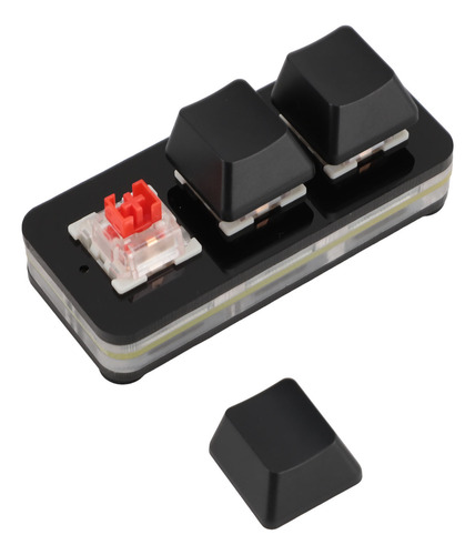 Teclado Programable Personalizado Negro Negro De 3 Teclas Mi
