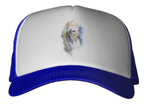 Gorra Gato Siames Dibujo Pintura Art