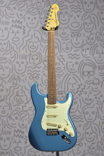 Guitarra Vintage V6 Reissued Stratocaster Candy Apple Blue