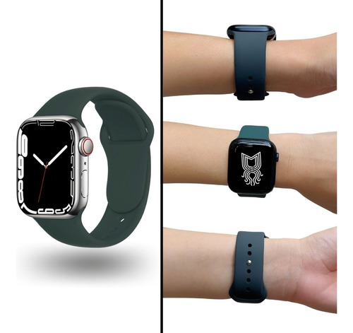 Correa Para Apple Watch De Silicón Talla Mediana - Grande