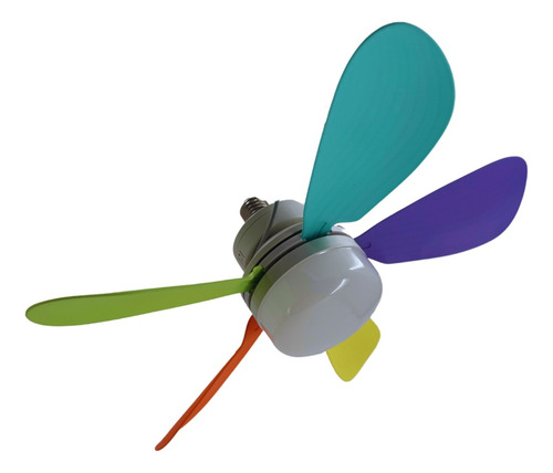 Abanico Ventilador Techo Led 3 Tonos 3 Velocidades 2 Piezas