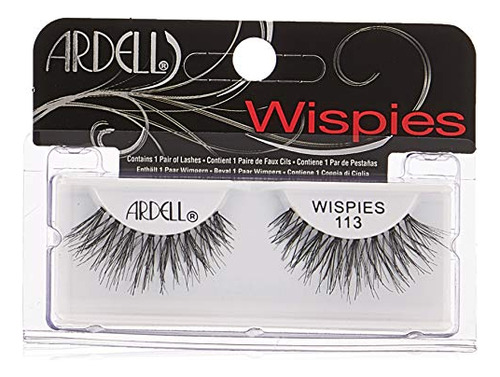 Cílios Postiços Ardell Fashion Lashes Black 113 (pacote De 4