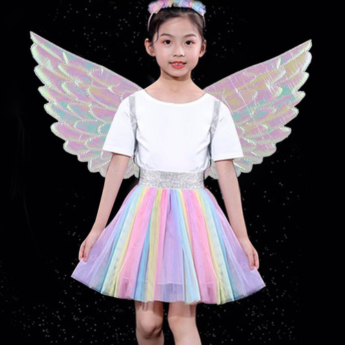 Disfraz Infantil De Ala De Ángel Para Fiesta De