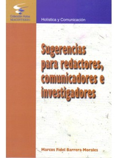 Sugerencias Para Redactores, Comunicadores E Investigadores