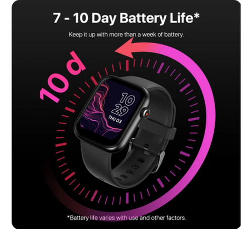 Smartwatch Ticwatch Gth 2 Monitoramentos De Saúde E Esportes Caixa Preto Pulseira Preto