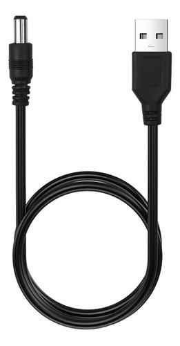 Cable De Alimentación Usb A 5.5mm X 2.1mm Fuente Poder