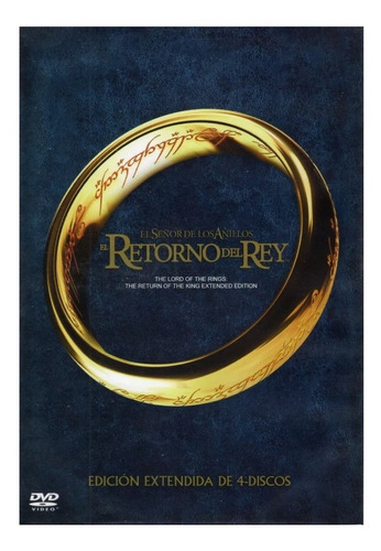 El Señor Anillos  Retorno Rey Extendida Slim Pelicula Dvd