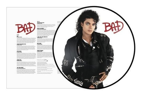 Imagen 1 de 1 de Michael Jackson Bad Vinilo Picture Disc Nuevo Lp Importado