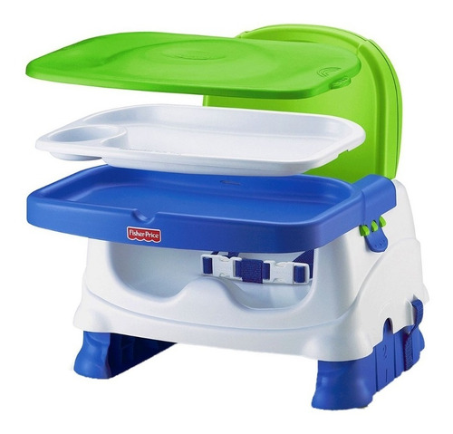 Silla Comedor Bebé Fisher Price Portátil 2 En 1 De Refuerzo