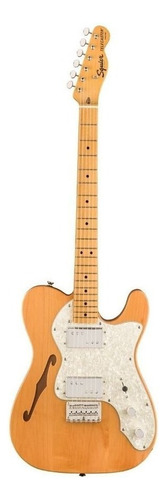 Guitarra eléctrica Squier by Fender Classic Vibe '70s Telecaster Thinline de arce natural brillante con diapasón de arce