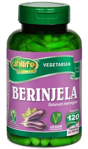 Berinjela Unilife 120 Cápsulas Sabor Sem sabor