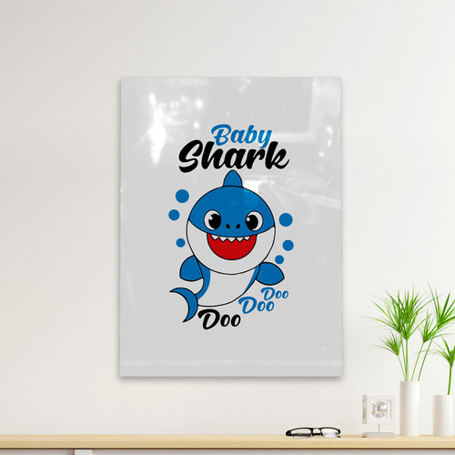 Cuadro Deco Baby Shark (d1023 Boleto.store)