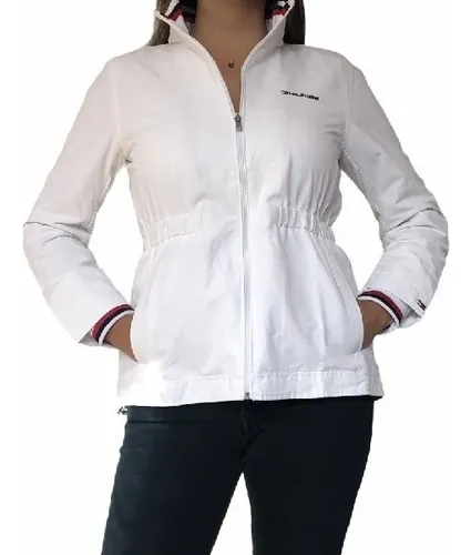 Chaqueta Cortavientos Hombre Tommy Blanca