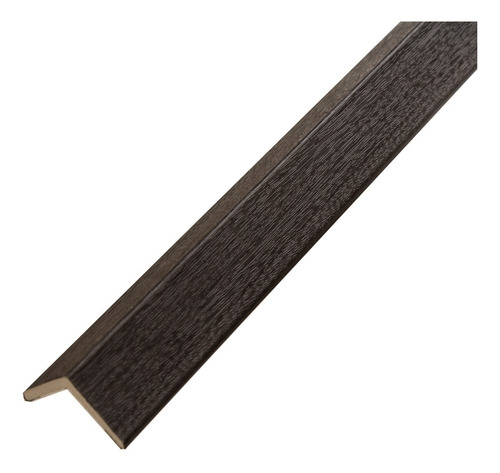 Esquinero Para Lambrin Wpc Interior Tipo Madera 90° Gris 10 