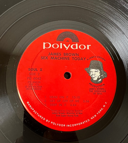 Lp James Brown Sex Machine Today Importado Usa 1975 (Usado)