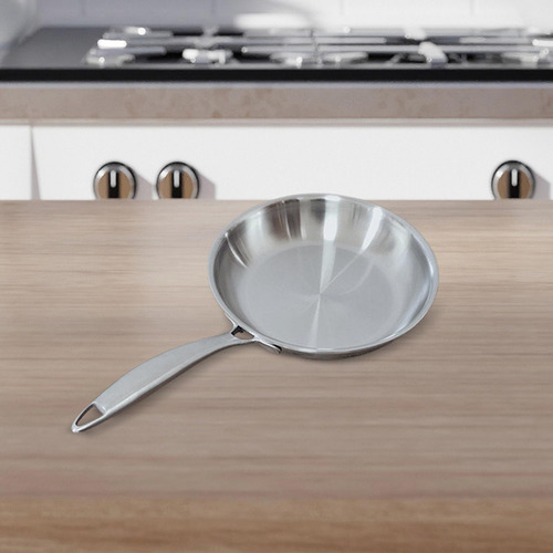 Gs Sartén De Acero Inoxidable Sólida Para Cocinas De Pequeño