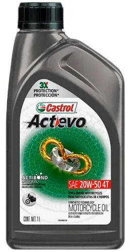 Aceite Castrol Actevo Sae 20w-50 4t