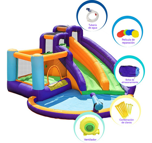 Juego Acuático Inflable Trampolín Para Niños Trampolín