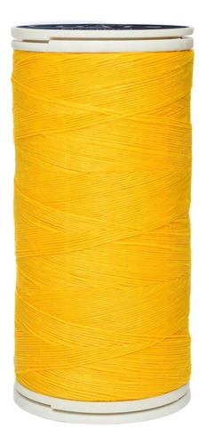 Caja 12 Pzas Hilo Coats Poliéster Liso 3 Cabos Fibra Corta Color T6980-1083 Mango Intenso