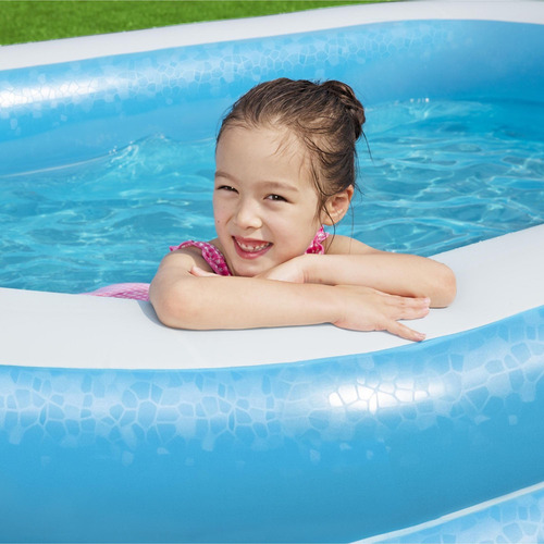 Alberca Inflable Rectangular 2 Anillos 262x175x51cm